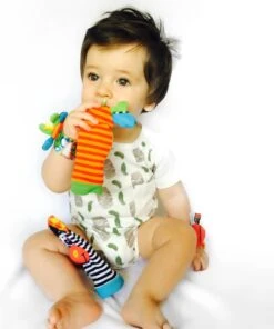 Playgro Pols- En Voetrammelaarset Zebra & Giraf - Set Van 4 Stuks, 2 Polsbandjes En 2 Rammelsokjes -Winkel Voor Babyproducten 1000x1200 8