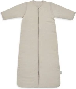 Jollein Baby Baby Winterslaapzak Met Afritsbare Mouw 110cm Basic Stipe - Nougat