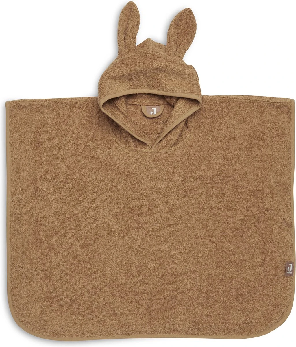 Jollein Badponcho Badstof - Caramel 4 Jollein Badponcho Badstof - Caramel - Afbeelding 2