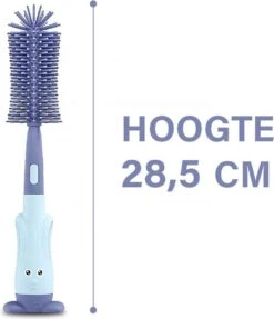 Baby Flessenborstel - Flessenreiniger - Flessenborstel Siliconen - Flesvoedingsaccessoires - BPA Vrij - Blauw - 3 In 1 -Winkel Voor Babyproducten 1033x1200 5