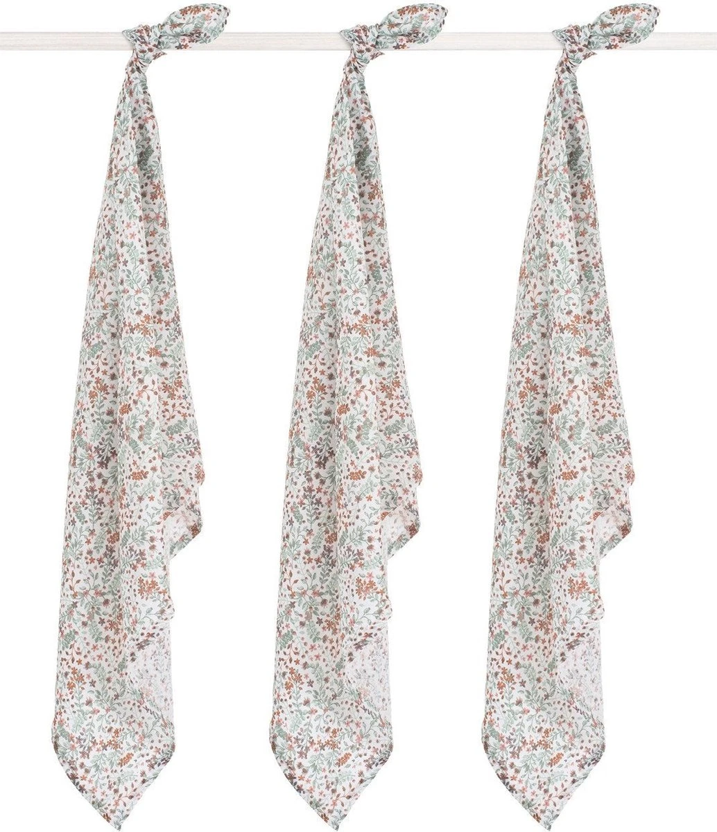 Jollein Hydrofiel Multidoek 70x70cm - Savannah - 3 Stuks 19 Jollein Hydrofiel Multidoek 70x70cm - Savannah - 3 Stuks - Afbeelding 17