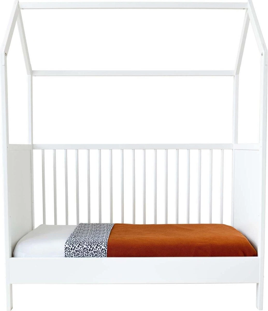 Prénatal Ledikant Huisje - Babykamer Accessoires - Babybed 60 X 120cm - Wit 7 Prénatal Ledikant Huisje - Babykamer Accessoires - Babybed 60 X 120cm - Wit - Afbeelding 5