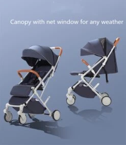 WOOSH New Buggy - Sand / Black - One Hand Folding - 3 Slaapstanden - Wandelwagen Tot 25 Kg - Regenhoes - Bekerhouder - Muggennet -Winkel Voor Babyproducten 1042x1200 12