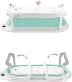 Babybadje - Laychee - Gratis Kussen - 4 In 1 - Peuterbadje - Opvouwbaar - Thermometer - Lichtgewicht - Inklapbaar - Blauw -Winkel Voor Babyproducten 1049x1200 1