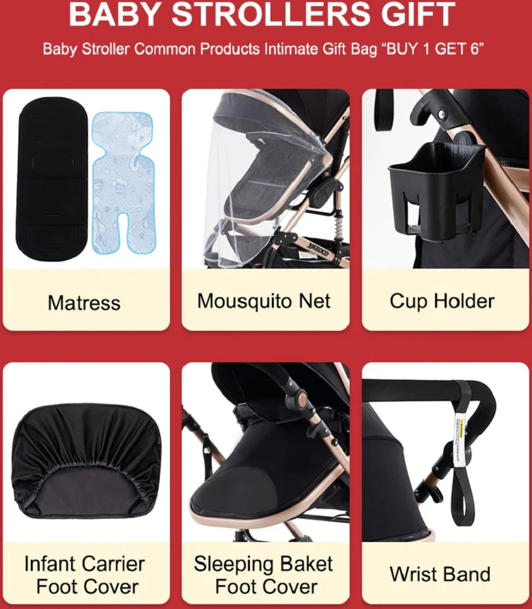 Luxe Kinderwagen 3 In 1 - Wandelwagen - Kinderwagen 3-in-1 Incl Autostoel - Kinderwagen Maxi Cosi – Buggy 3 In 1 - Newborn - Grijs 6 Luxe Kinderwagen 3 In 1 - Wandelwagen - Kinderwagen 3-in-1 Incl Autostoel - Kinderwagen Maxi Cosi – Buggy 3 In 1 - Newborn - Grijs - Afbeelding 4