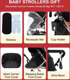 Luxe Kinderwagen 3 In 1 - Wandelwagen - Kinderwagen 3-in-1 Incl Autostoel - Kinderwagen Maxi Cosi – Buggy 3 In 1 - Newborn - Zwart/goud -Winkel Voor Babyproducten 1049x1200 13