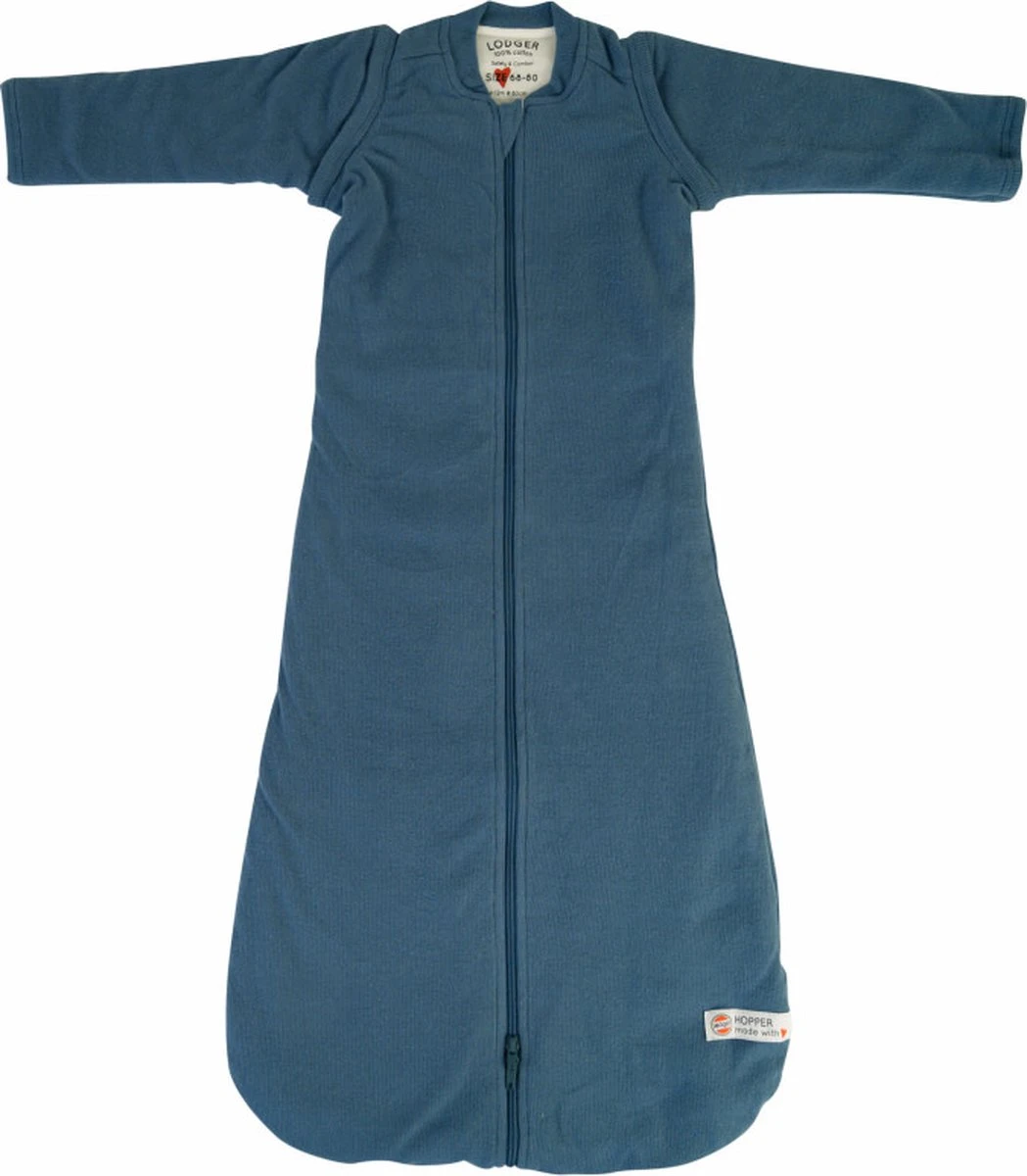 Lodger Baby Slaapzak Winter 12-36 Maanden - Hopper Rib - 2,3 TOG - Afritsbare Mouwen - Gemakkelijk Verschonen - Deelbare Rits - Blauw - 86/98 8 Lodger Baby Slaapzak Winter 12-36 Maanden - Hopper Rib - 2,3 TOG - Afritsbare Mouwen - Gemakkelijk Verschonen - Deelbare Rits - Blauw - 86/98 - Afbeelding 6