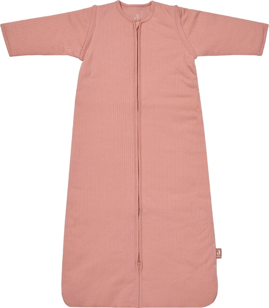 Jollein Baby Baby Winterslaapzak Met Afritsbare Mouw 90cm Basic Stripe - Rosewood 3 Jollein Baby Baby Winterslaapzak Met Afritsbare Mouw 90cm Basic Stripe - Rosewood
