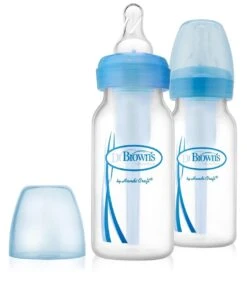 Dr. Brown's Standaardfles - 120 Ml - Blauw - Duopack Options Bottle -Winkel Voor Babyproducten 1050x1200 4