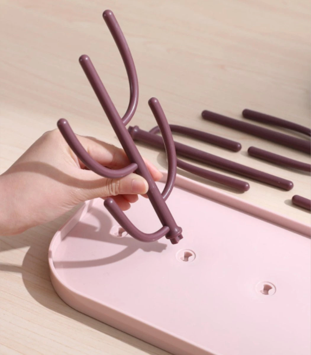 Merkloos Baby Flessen Droogrek - Afdruiprek Met Lekbak - Afwasrek - Baby Flesjes Droogrek - Flessenrek - Kraamcadeau - Baby Cadeau - Blauw 7 Merkloos Baby Flessen Droogrek - Afdruiprek Met Lekbak - Afwasrek - Baby Flesjes Droogrek - Flessenrek - Kraamcadeau - Baby Cadeau - Blauw - Afbeelding 5