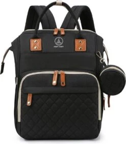 Humpy Dumpy Stijlvolle Luiertas Rugzak (Zwart) Met Uitschuifbaar Verschoon/ Slaap Bedje. Incl. Verschoon Matje, USB Poort & Buggy Straps -Winkel Voor Babyproducten 1052x1200 4