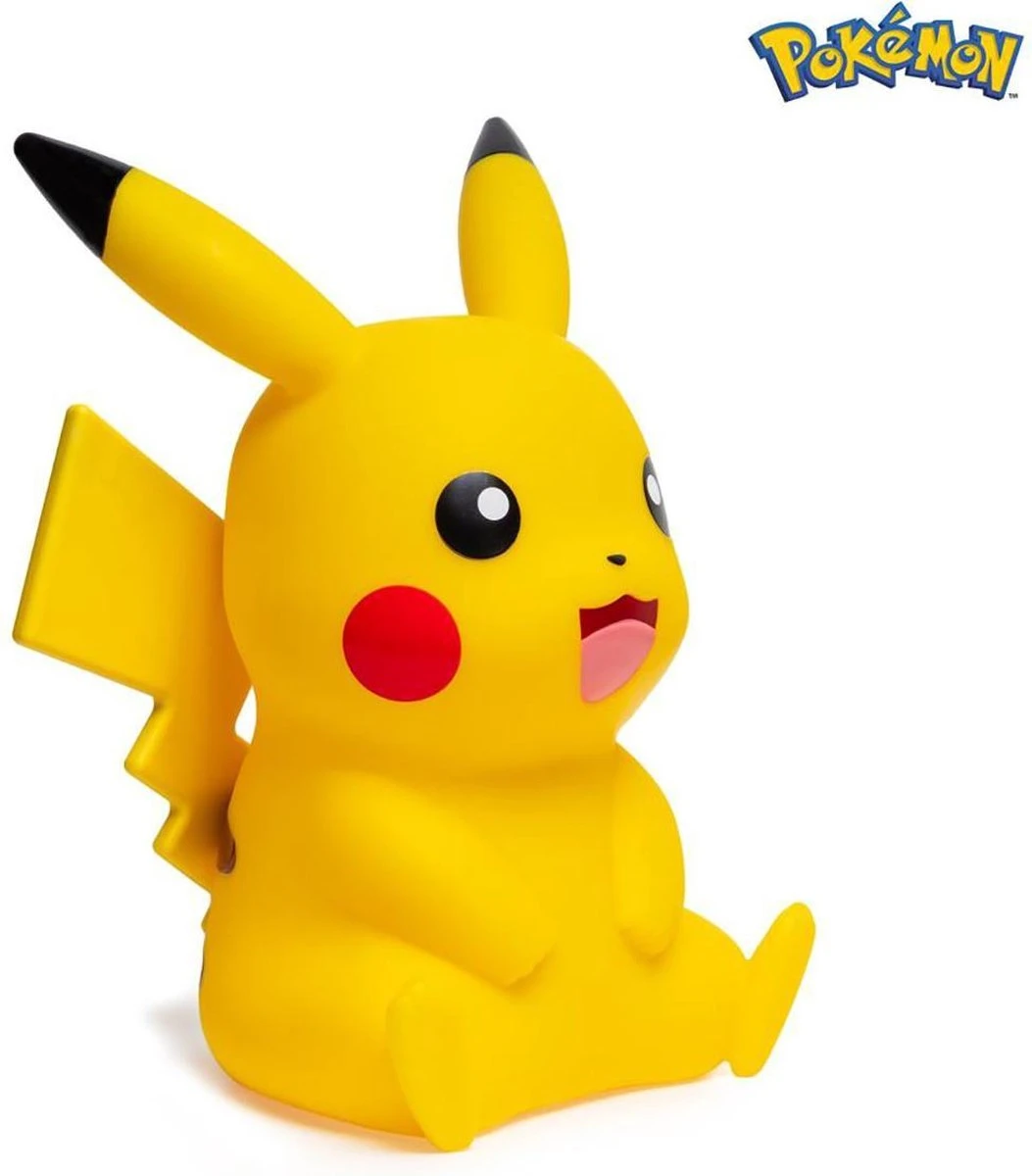 Teknofun Pokemon - LED Lamp 40 Cm - Zittende Pikachu 3 Teknofun Pokemon - LED Lamp 40 Cm - Zittende Pikachu