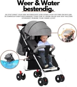 Child Supplies Buggy - Inklapbare Buggy - Baby Stroller - 3 In 1 - Kinderwagen - Roze -Winkel Voor Babyproducten 1059x1200 13