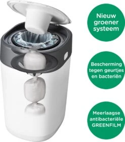 Tommee Tippee Milieuvriendelijke Twist & Click Luieremmer - Met 1 Navulcassette - Groen -Winkel Voor Babyproducten 1060x1200 5