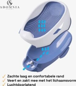 AdomniaGoods - Baby Bad - Pas Geboren Babybadje - Blauw -Winkel Voor Babyproducten 1065x1200