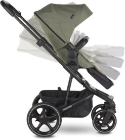 Easywalker Harvey 3 / Harvey³ Voordeelset Bestaande Uit Kinderwagen, Reiswieg, Voetenzak, Regenhoes Voor Zitting En Reiswieg, Hoes Voor De Reiswiegmatras - Kleur Fossil Grey -Winkel Voor Babyproducten 1069x1200 9