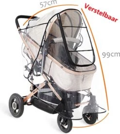 Achilles Universele Regenhoes Kinderwagen (2023 Model)– Buggy Hoes Universeel – Tegen Regen & Miezer -Winkel Voor Babyproducten 1071x1200 5
