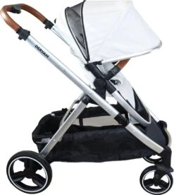 Deryan Evy Kinderwagen - Duo Kinderwagen - Uitbreidbaar - Inclusief Reiswieg - Creme -Winkel Voor Babyproducten 1072x1200 10