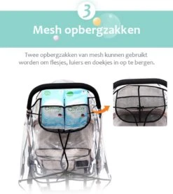 Achilles Universele Regenhoes Kinderwagen (2023 Model)– Buggy Hoes Universeel – Tegen Regen & Miezer -Winkel Voor Babyproducten 1073x1200 6