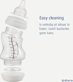 Difrax - S-Fles Natural - Babyfles Bruin- 0+ Maanden - 170ml -Winkel Voor Babyproducten 1076x1200 2