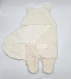 Mon Avenir - Baby Teddy Inbakerslaapzak - Wit - Dun - 0-3 Maanden -Winkel Voor Babyproducten 1079x1200 4