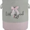 By Baboo Little Girl Speelgoedmand - 35cm X 40cm - Roze Grijs -Winkel Voor Babyproducten 1081x1200 1