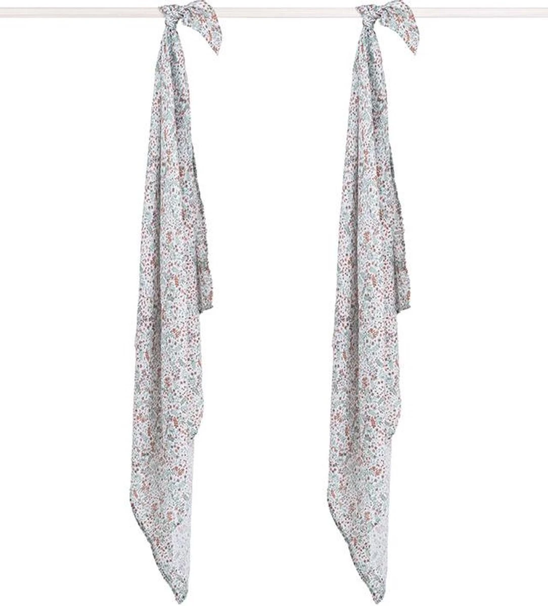 Jollein Hydrofiel Multidoek Meadow 115x115cm - Rosewood - 2 Stuks 11 Jollein Hydrofiel Multidoek Meadow 115x115cm - Rosewood - 2 Stuks - Afbeelding 9