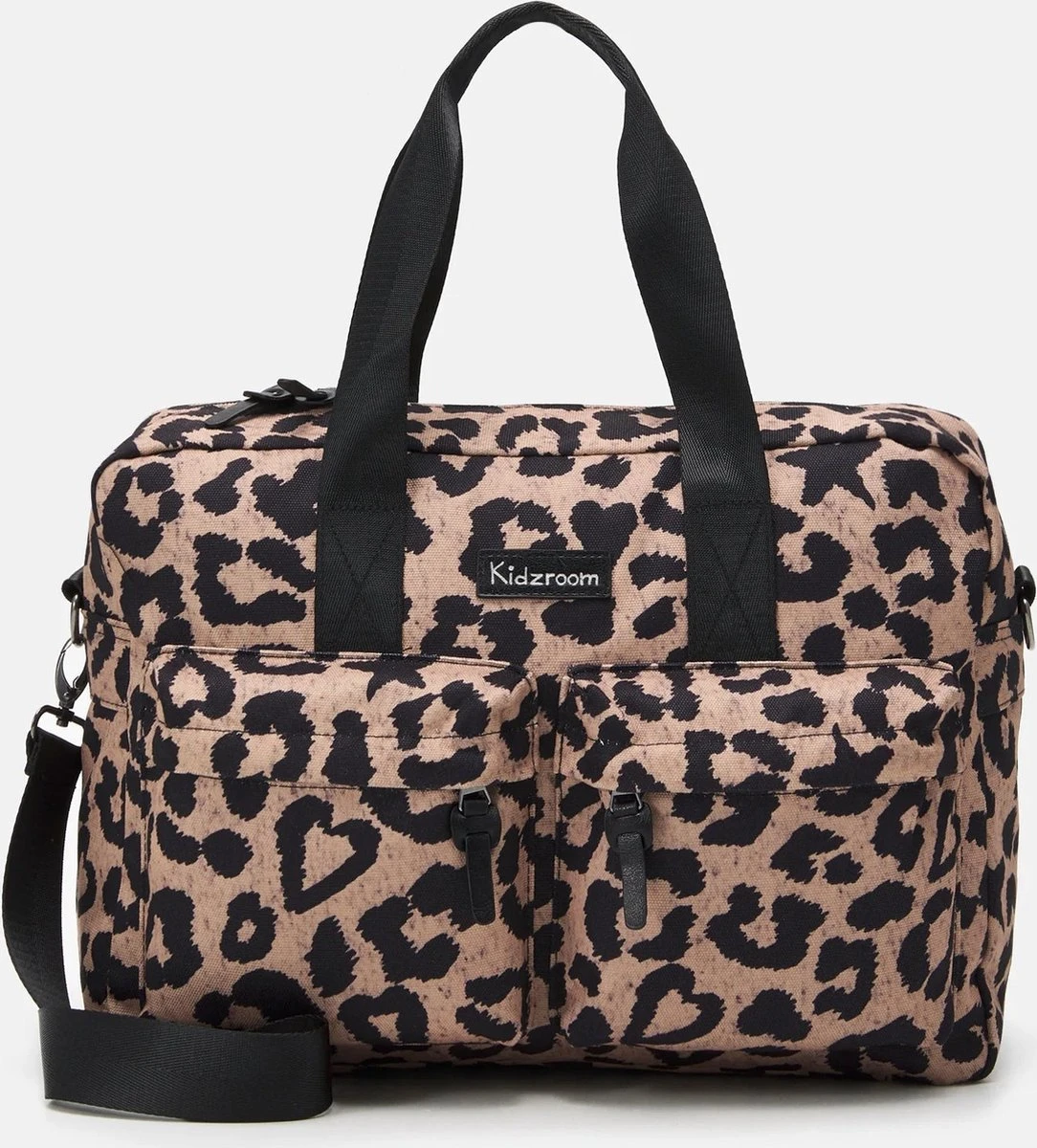 Kidzroom Gorgeous Luiertas - Bruin - Ophanglussen Kinderwagen - Verschoonmatje - Verstelbare Schouderband 16 Kidzroom Gorgeous Luiertas - Bruin - Ophanglussen Kinderwagen - Verschoonmatje - Verstelbare Schouderband - Afbeelding 14