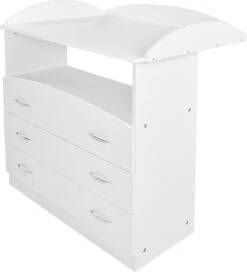 GoodVibes - Ruime Babycommode Met 3 Grote Laden En Compartiment - 85x71x96 Cm - Wit 18 GoodVibes - Ruime Babycommode Met 3 Grote Laden En Compartiment - 85x71x96 Cm - Wit -Winkel Voor Babyproducten 1089x1200 4