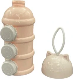 Melkpoedertoren Melkpoeder Toren - Roze - Flesvoedingsaccessoires - Babyvoeding Bewaarbakjes - Doseerdoosjes - Kraam Cadeau - BPA Vrij -Winkel Voor Babyproducten 1101x1200 4