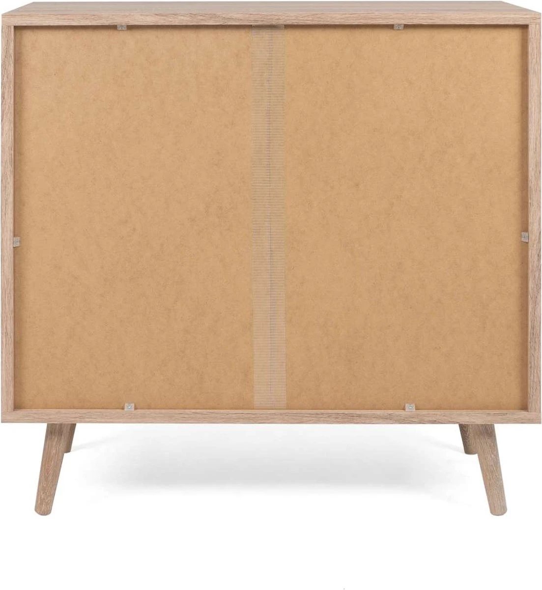 Commode 3 Tiroirs L80 Cm - Impression Rotin - Bali 7 Commode 3 Tiroirs L80 Cm - Impression Rotin - Bali - Afbeelding 5