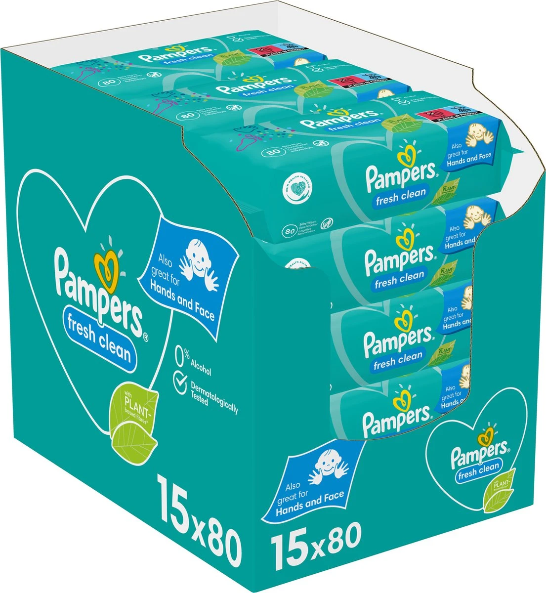 Pampers® Pampers Fresh Clean Billendoekjes - 1200 Doekjes 3 Pampers® Pampers Fresh Clean Billendoekjes - 1200 Doekjes