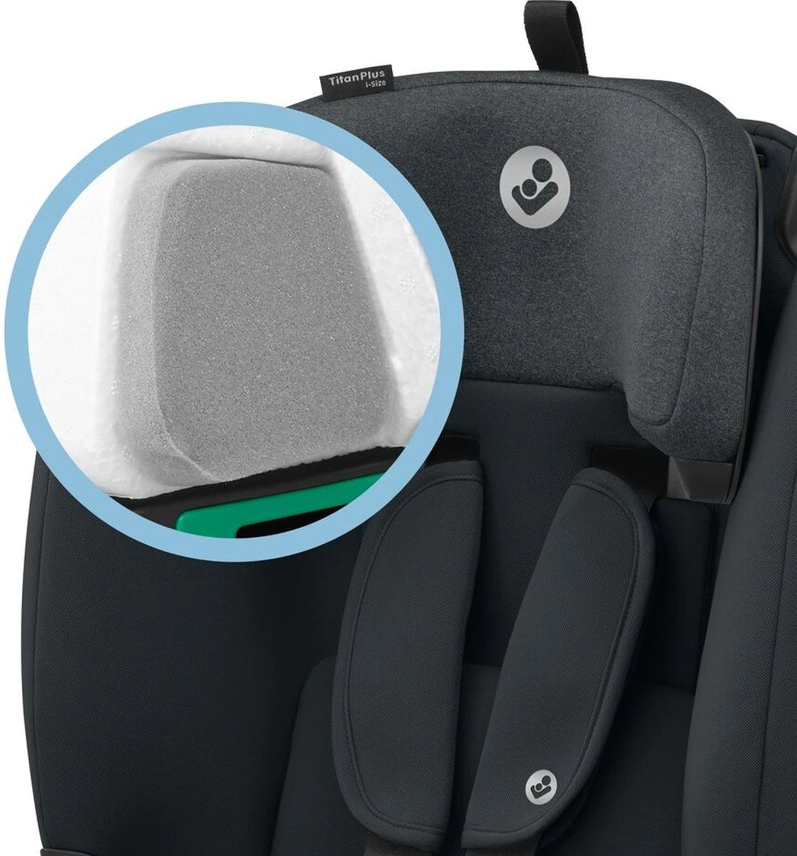 Maxi-Cosi Titan Plus I-Size Autostoeltje - Authentic Graphite - Vanaf Ca. 15 Maanden Tot 12 Jaar 6 Maxi-Cosi Titan Plus I-Size Autostoeltje - Authentic Graphite - Vanaf Ca. 15 Maanden Tot 12 Jaar - Afbeelding 4