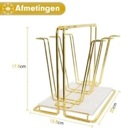 Flessenrek - Droogrek Babyfles - Flessen Rek Baby - Flessendroogrek Met Opvangbak - Afdruiprek - Afwasrek - Flessenrekje - Lekbak - Égouttoir - Goude Droogrek - Vetalo -Winkel Voor Babyproducten 1131x1200 3