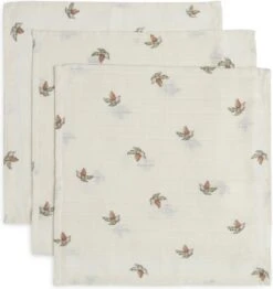 Jollein Hydrofiele Doek Small 70x70cm - Rosehip - 3 Stuks