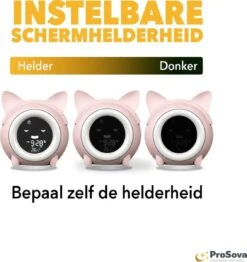 ProSova Slaaptrainer Voor Kinderen - Kinderwekker - Wake Up Light - Nachtlamp - USB Poort - Roze - + Gratis (E)-Slaapboek -Winkel Voor Babyproducten 1133x1200 5