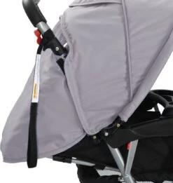 VidaXL Kinderwagen Dubbel Staal Grijs En Zwart -Winkel Voor Babyproducten 1137x1200 14