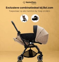 Hamilton By Yoop X1 Plus Kinderwagen - Buggy Met Monteerbare Wieg - Premium Stroller Met One Hand Folding Technologie - Nieuw, Hoger, Uitgebreider 2023 Model - Kaki - Licht, Verstelbaar, Wendbaar En Geschikt Van 0 Maanden Tot 4 Jaar -Winkel Voor Babyproducten 1139x1200 16