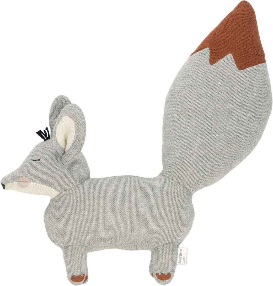 Baby Bello Finny The Fennex Fox - Ginger Grey - Knuffel XL 3 Baby Bello Finny The Fennex Fox - Ginger Grey - Knuffel XL