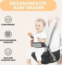 Deryan Pack Light Luxe Heupdrager - Ergonomische Draagzak + Opbergvakjes Grijs -Winkel Voor Babyproducten 1146x1200 13