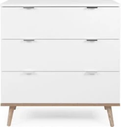 Finori Ladekast Göteborg 1 Wit En Sonoma Eikenkleurig -Winkel Voor Babyproducten 1148x1200