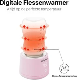 MyBambini's Bottle Warmer Pro™ - Draagbare Baby Flessenwarmer Voor Onderweg - Roze - Geschikt Voor Smalle Hals Flessen Van Dr. Brown's, Difrax, Medela & Nanobebe -Winkel Voor Babyproducten 1156x1200 7