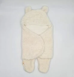 Mon Avenir - Baby Teddy Inbakerslaapzak - Wit - Dun - 0-3 Maanden -Winkel Voor Babyproducten 1158x1200 1