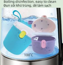 Babyvoeding Dispenser - Baby Melkpoeder Doseer Box - Reisbox - Opbergdoos Voor Voeding - Dispenser Met Schep 440ML - Paars -Winkel Voor Babyproducten 1161x1200 8