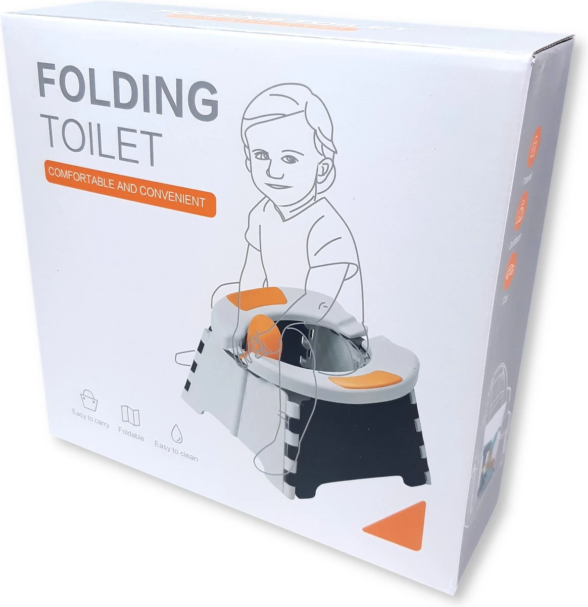 Merkloos Reispotje - Potje Peuter - Draagbaar Potje - Meeneem Potje Peuter - Potje Onderweg - Potje Baby 4 Merkloos Reispotje - Potje Peuter - Draagbaar Potje - Meeneem Potje Peuter - Potje Onderweg - Potje Baby - Afbeelding 2