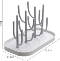 Merkloos Baby Flessen Droogrek - Afdruiprek Met Lekbak - Afwasrek - Baby Flesjes Droogrek - Flessenrek - Kraamcadeau - Baby Cadeau - Roze -Winkel Voor Babyproducten 1165x1200 3
