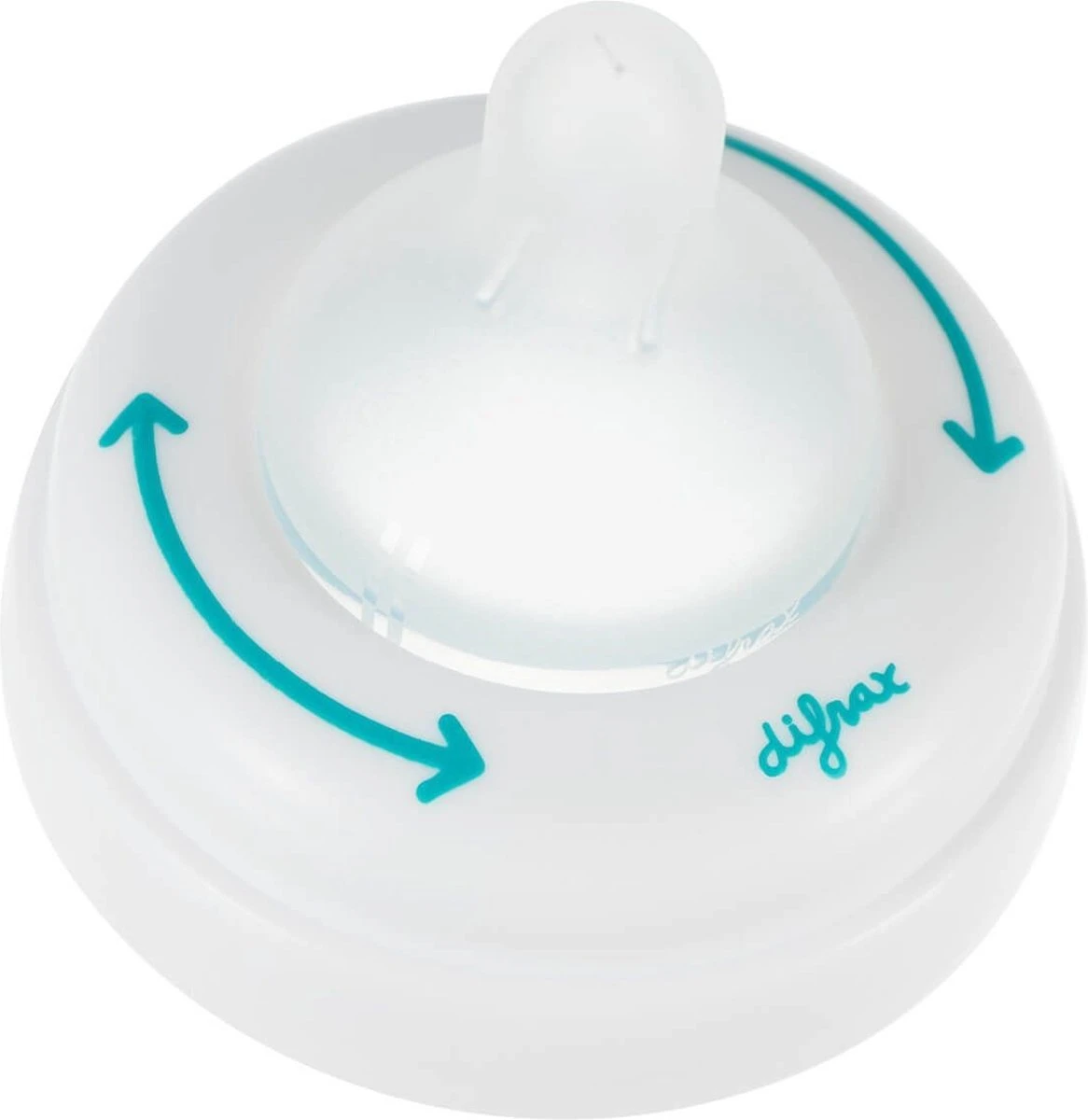 Difrax 1-2-3 Wide Flessenring Met Flessenspeen Voor Brede Babyflessen 3 Difrax 1-2-3 Wide Flessenring Met Flessenspeen Voor Brede Babyflessen