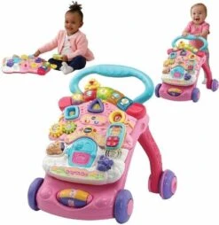 VTech 2 In 1 Baby Walker - Educatief Babyspeelgoed - Roze - 9 Tot 36 Maanden -Winkel Voor Babyproducten 1166x1200 9