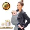 Ergonomische Rekbare Baby Draagdoek Van Katoen Om Te Knopen -Licht Grijs - Babywrap - Draagdoeken - Babydrager - Buikdrager – Rugdrager – Heupdrager - Baby Sling – Baby Carrier – Draagzak - Baby Wrap Sling - Draagdoek – Handleiding - Gratis Slabbetje 2 Ergonomische Rekbare Baby Draagdoek Van Katoen Om Te Knopen -Licht Grijs - Babywrap - Draagdoeken - Babydrager - Buikdrager – Rugdrager – Heupdrager - Baby Sling – Baby Carrier – Draagzak - Baby Wrap Sling - Draagdoek – Handleiding - Gratis Slabbetje -Winkel Voor Babyproducten 1169x1200 13