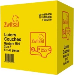 Zwitsal Luiers - Mini Maat 2 - 252 Stuks - Voordeelverpakking -Winkel Voor Babyproducten 1176x1200 1